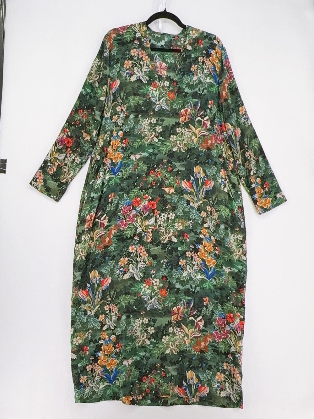 Momoni Green Silk floral printed Dresses size M (42)